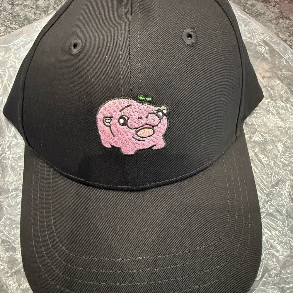Unisex Black Pygmy Hippo Hat - One Size